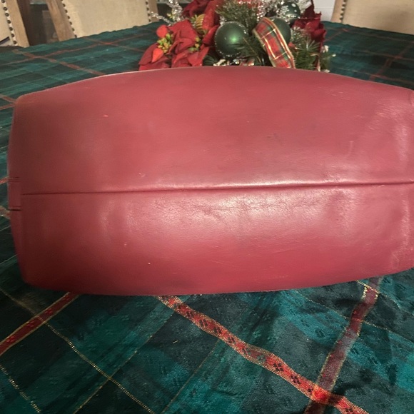 Coach Red Leather Shoulder Bag - Picture 10 of 10